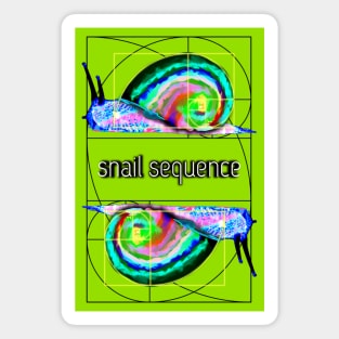 rainbow snails Magnet